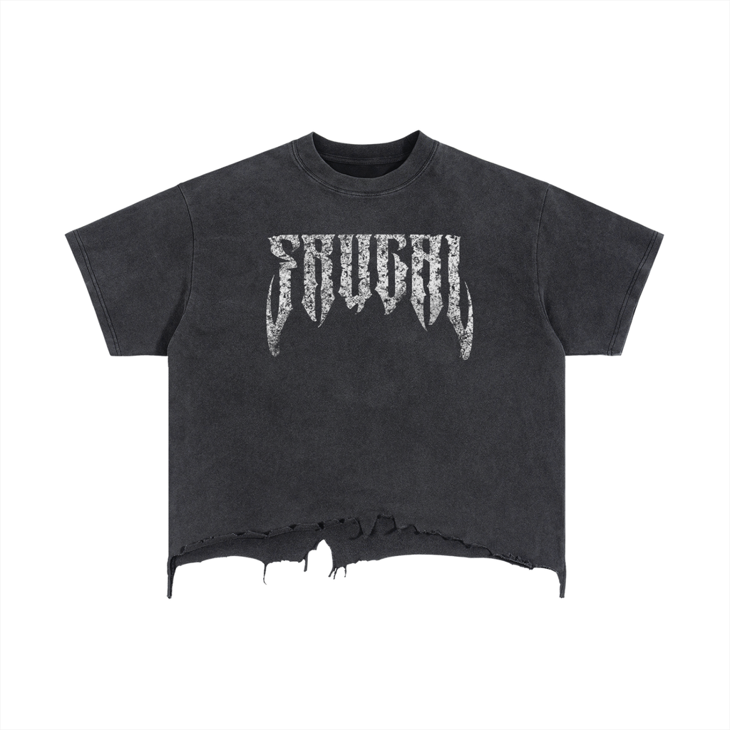 Distressed Hem T-Shirt