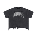 Distressed Hem T-Shirt
