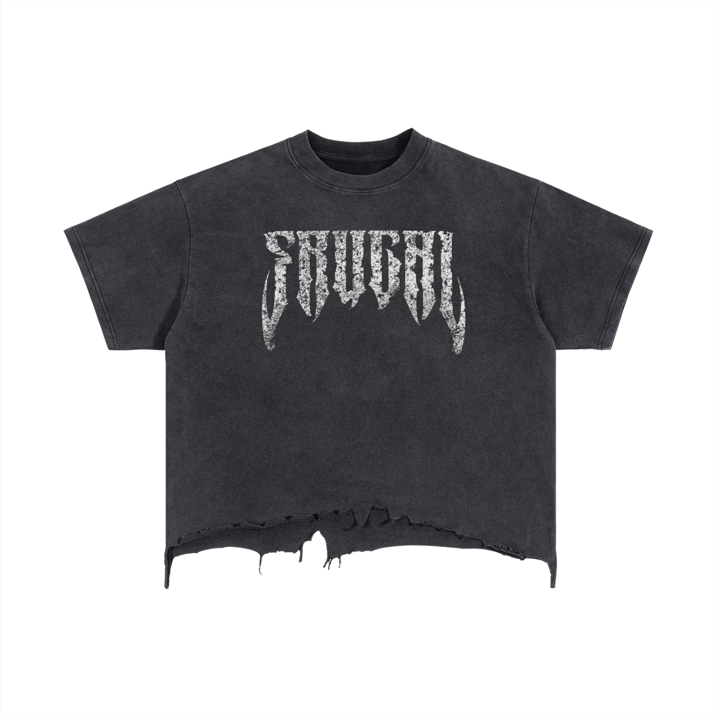 Distressed Hem T-Shirt