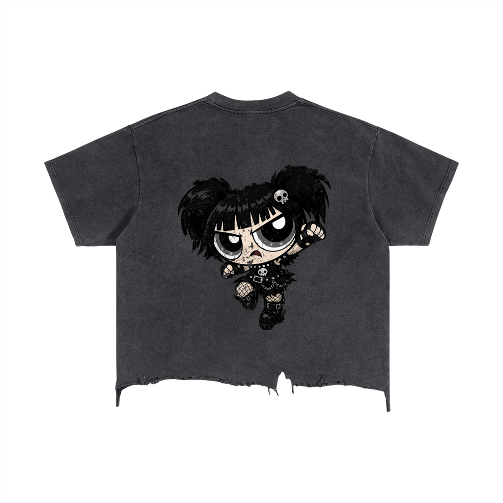 Distressed Hem T-Shirt