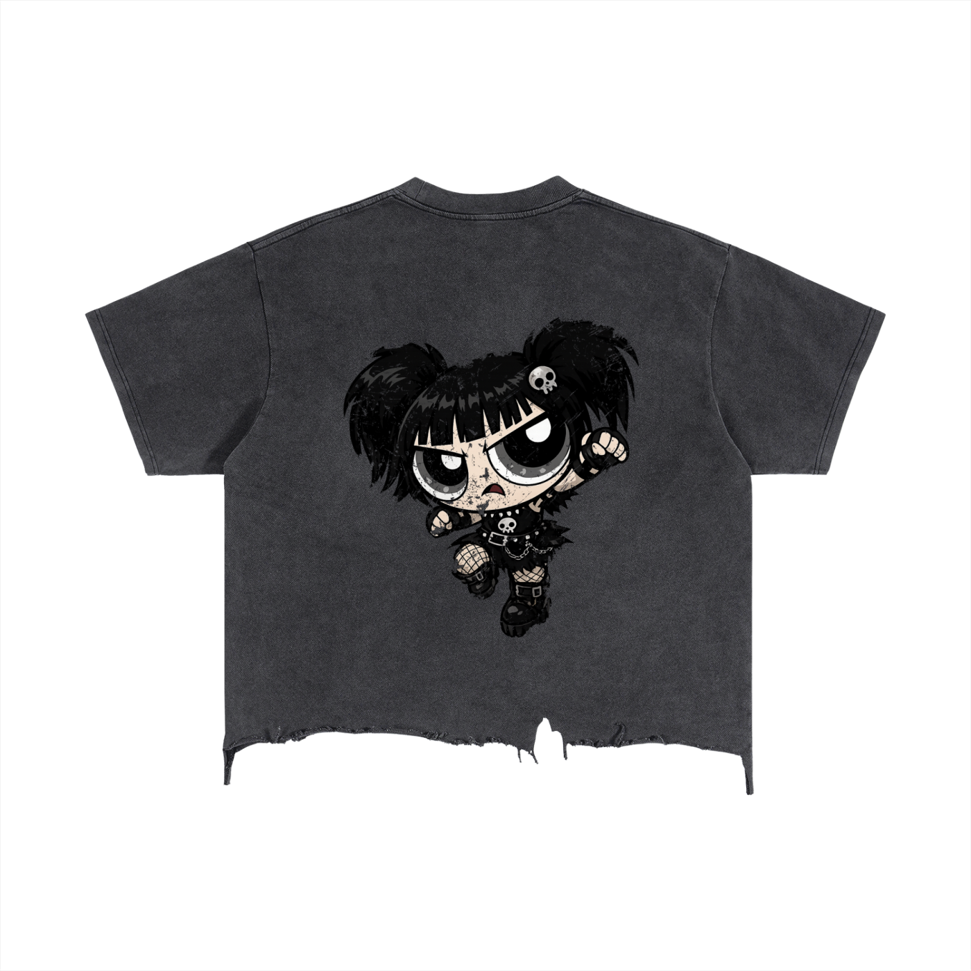 Distressed Hem T-Shirt