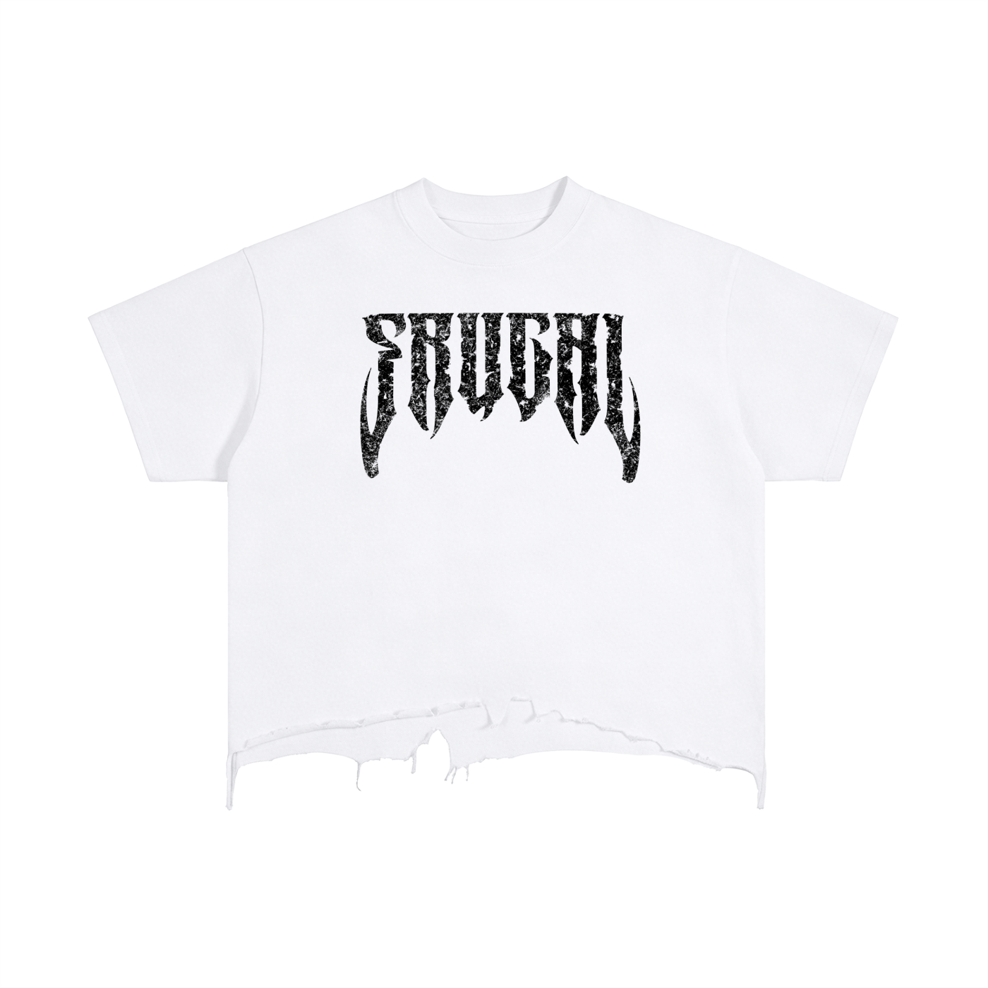 Distressed Hem T-Shirt