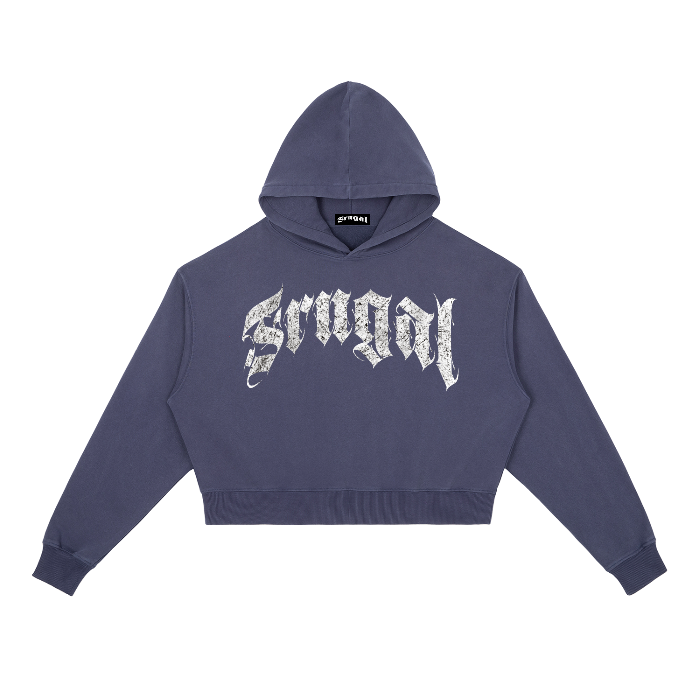 The Initial Cropped Hoodie